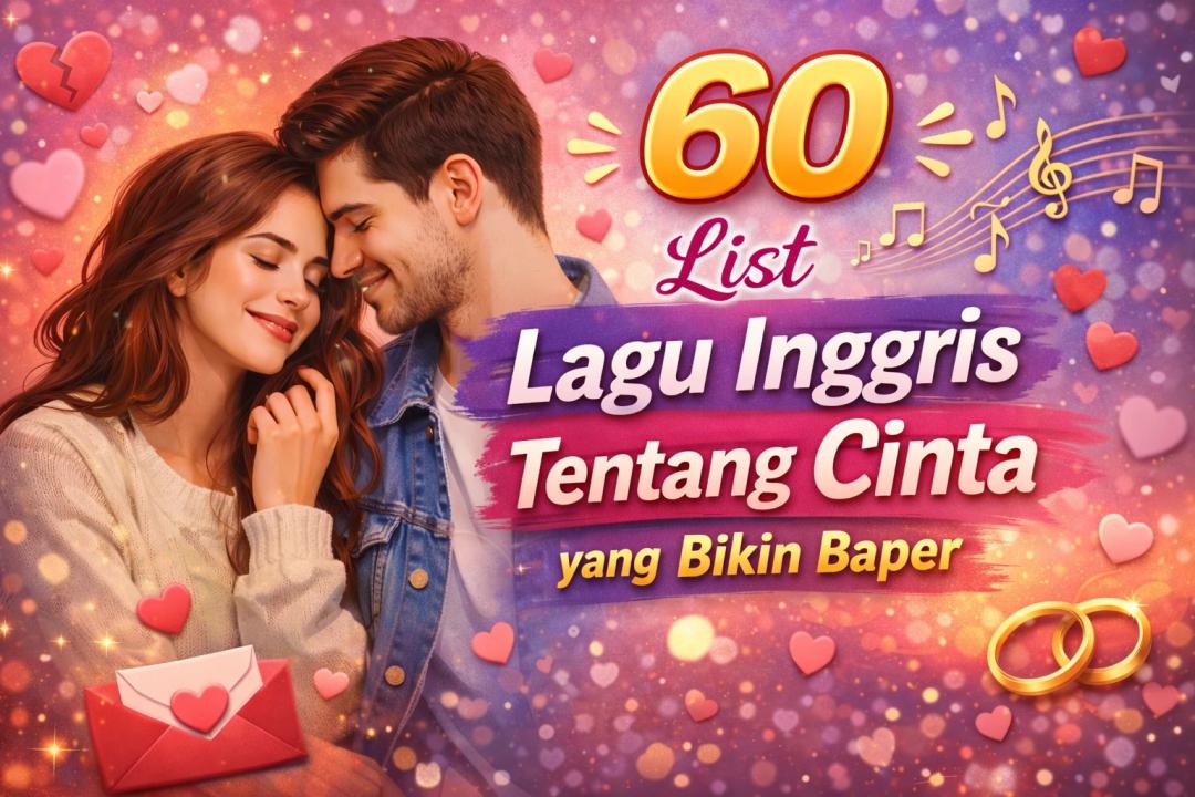 60 List Lagu Inggris Tentang Cinta yang Bikin Baper
