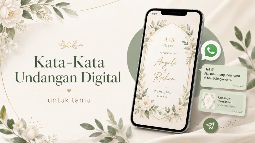 Contoh Kata-Kata untuk Membagikan Undangan Digital ke Tamu